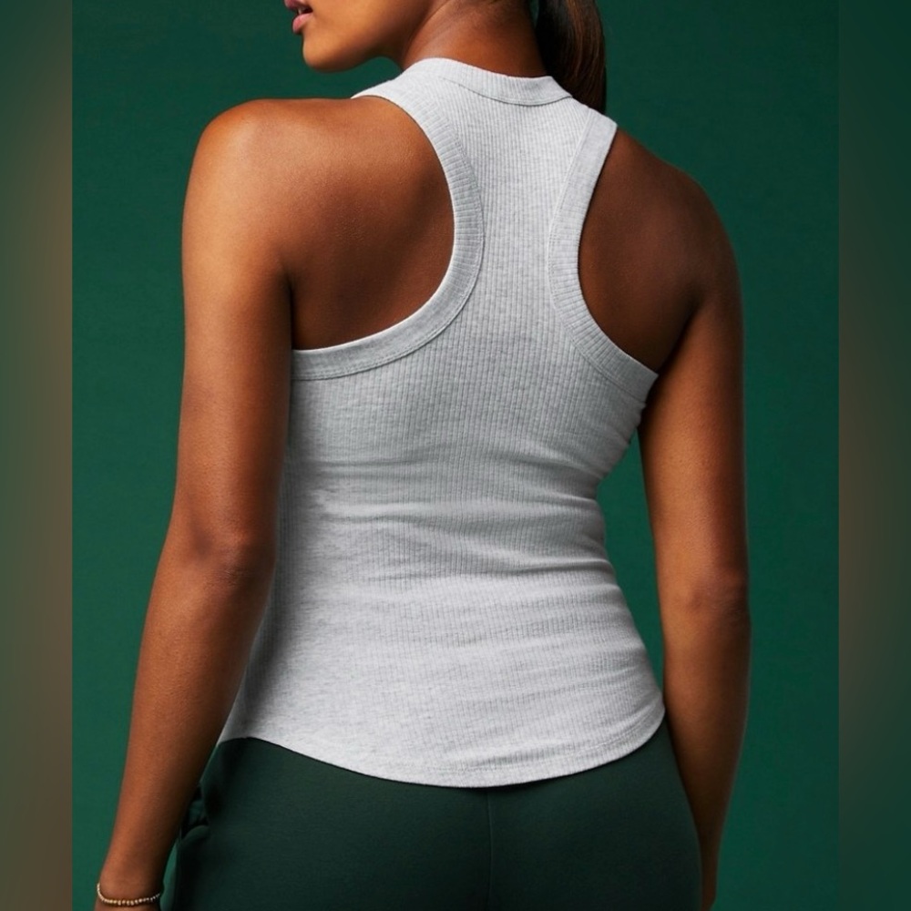 Fabletics High Neck Ribbed Tank M - Picture 3 of 7